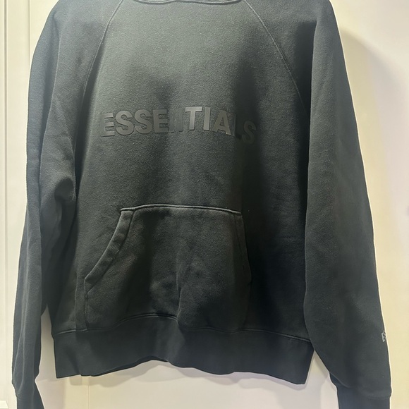 Essentials Hoodie Black - Picture 2 of 5